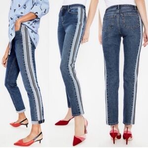 Boden Two-Tone Blue Women's Skinny Jeans